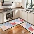 thumbnail image 3 of Kitchen Rugs Sets Of 2,Pioneer Flower Floral Print Pattern Anti Fatigue Kitchen Mat Rugs Non Slip Washable,Decorative Kitchen Floor Mats for Kitchen,Sink,Laundry,17"x47"+17"x47", 3 of 5
