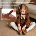 thumbnail image 5 of STQ Toddler Mary Jane Shoes Girl Wide Toe Box Dress Shoes School Uniform Church Cute Princess Flats Shoe for Christmas Birthday Party Kids Lamour Fashion Brown Toddler 9, 5 of 9