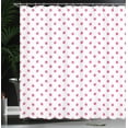 thumbnail image 3 of Ambesonne Polka Dot Shower Curtain, Classic Old Round Forms, 69"Wx75"L, Pastel Pink, 3 of 4