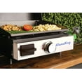 thumbnail image 3 of Flame King FlatTop Tabletop Portable Propane Cast Iron Grill Griddle for Outdoor Cooking, 3 of 14