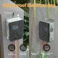 thumbnail image 4 of Outdoor Plastic Waterproof Distribution Box with U-Shaped Hole Outdoor Hinge Power Box Outdoor Waterproof Junction Box, 4 of 6