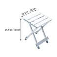thumbnail image 2 of Folding Camping Aluminum Stools Chairs Easy-to-store Portable, 2 of 8