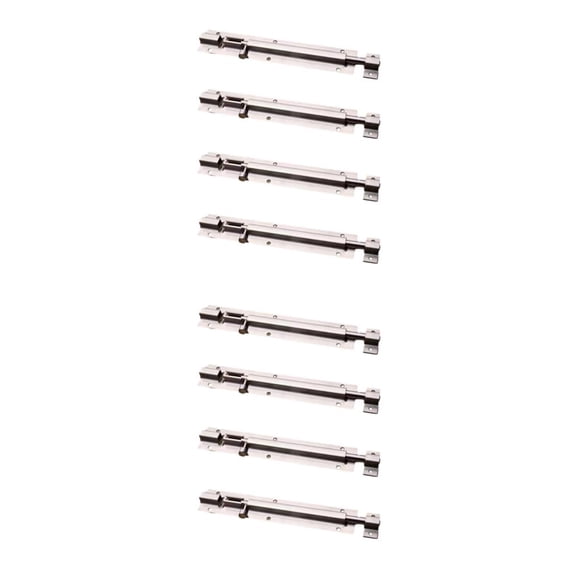 Cerraduras de Pestillo Seitruly Paquete de 4 para Varias Puertas Color Plateado