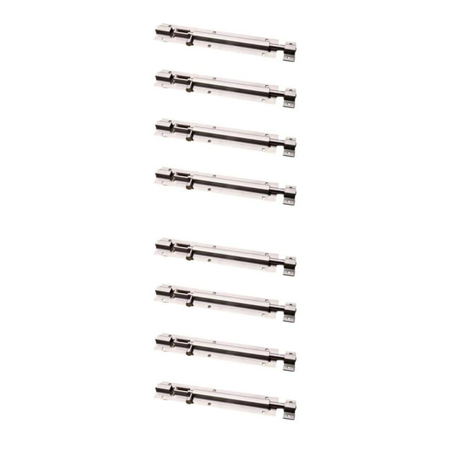 Decodeary 4pack/lot Affordable And Stylish Locks For Various Doors - Satisfaction Guaranteed Smooth Operation Slide Screws 6 inch 2PCS
