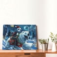thumbnail image 6 of 12x16 inch Oil Painting&nbsp;Canvas Wall Art Muppet & White Bear,Home Bedroom,Study,Lounge,Hotels Decor Canvas Prints,Modern Art Muppet Man & White Bear Decorative Painting,For Kid Room,Apartment, 6 of 6
