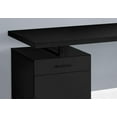 thumbnail image 2 of Monarch Specialties Computer Desk, Home Office, Laptop, Left, Right Set-up, Storage Drawers, 48"l, Work, Metal, Laminate, Black, Contemporary, Modern, 2 of 4