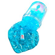 Ramune Blue Raspberry Soda Handmade Scented Clear Slime Sensory Toy 4oz