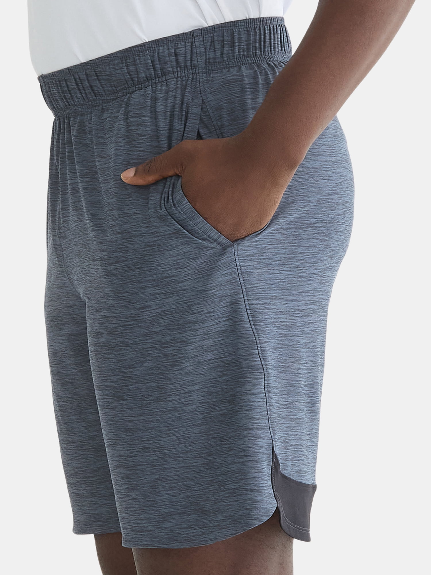 Athletic Works Men's & Big Men’s Jersey Knit Shorts, 9" Inseam, Sizes XS-5XL