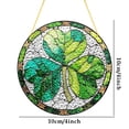 thumbnail image 3 of Dianli Holiday Decor Irish Gifts Hanging Irish Window Suncatcher Green White Orange Shamrock Acrylic Ornament Tree Door Wall Festive St Patricks Day Indoor Outdoor Decor, 3 of 9