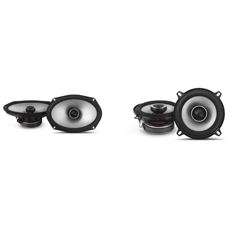 Alpine S2 6x9" 2-way speakers, S2 5.25" speakers Compatible with Dodge Ram Truck 2002-2011 Speaker bundle