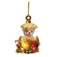 thumbnail image 2 of Herrnalise Christmas Puppy Ornament Xmas Decor Tree Hanging Puppy Acrylic Holiday Decoration Cute Puppy Ornaments for Christmas Tree Outdoor Hanging, 2 of 7