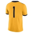 thumbnail image 3 of Men's Nike Gold West Virginia Mountaineers Alternate Game Jersey, 3 of 3