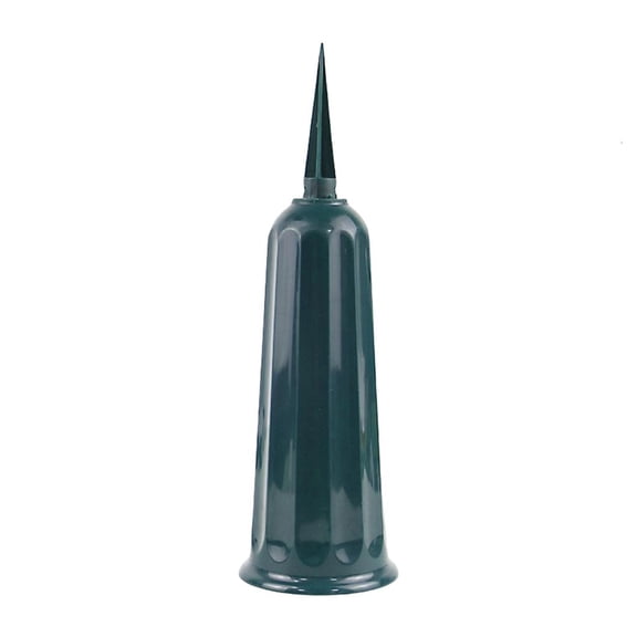 Tibvox Plastic Cemetery Vases Elegant Memorial Flower Holder with Spikes for Headstones