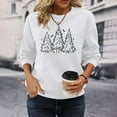 thumbnail image 5 of Christmas Tree Sweatshirts for Women 2025 Long Sleeve Crewneck Pine Tree Graphic Sweatshirt Xmas Holiday Pullover Tops, 5 of 7