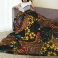 thumbnail image 6 of Pofeuu Embroidery Chicken Rooster And Sunflowers Print Ultra-Soft Micro Fleece Blanket,for Bed Or Sofa,All Season Throw Blankets Flannel Blanket-60"x50", 6 of 7