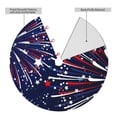 thumbnail image 2 of Picia Red White Blue Fireworks 1 Print Christmas Tree Skirt , Christmas Tree Skirt Ornaments for Merry Christmas Holiday Party Decorations Indoor Outdoor-30", 2 of 7