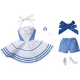 thumbnail image 2 of Paquete de moda Barbie The Movie con 3 atuendos y accesorios, 2 of 6