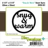 Die-Versions Sweet Spots Die-Snug & Warm, 2.5"X2.5", Pk 1, Die-Versions