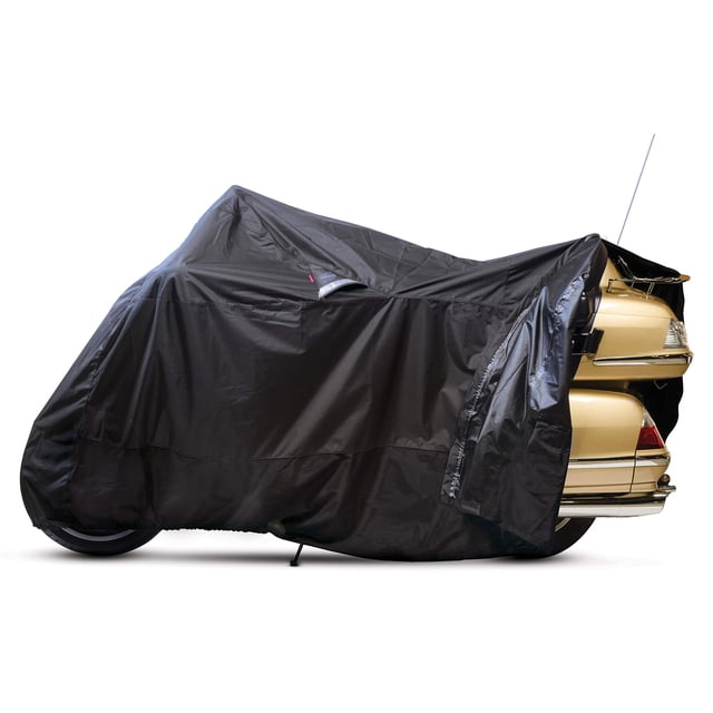 Dowco Guardian 50021-00 Weatherall Plus Funda Impermeable Para Motocicleta Para Interiores Y Exteriores Ez Zip: Negro Xx-Large