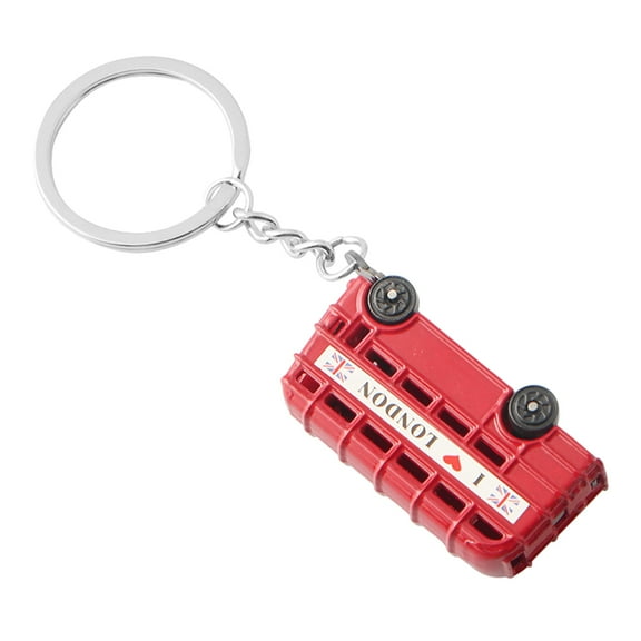 Key Chain London Bus Keychain Travel 5.00X2.50X1.00CM Red