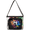 Blue, variant on Jiaoprinted Stripes Flowers Clear Lunch Bag, Colorful Stripes Reusable Plastic See Through Lunch Box Lunchbag for Work Picnic Stadium Approved