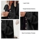 thumbnail image 3 of Camisa De Punto De Gofre Con Botones Camisa De Novio De Gran Tamaño Chaqueta Suelta Casual Mujer Chaqueta De Punto De Gofre Para Otoño Invierno Negro M, 3 of 4