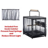 Curated visual reference: Picture Idea: Durable Heavy Duty Travel Veterinary Bird Parrot Carrier Cage With