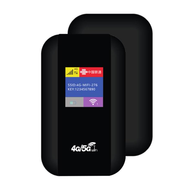 Enrutador WiFi 4G, enrutador WiFi de bolsillo de 150Mbps, módem MiFi de 2100mAh con ranura para tarjeta Sim