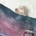 thumbnail image 2 of Disketp Boat Lighthouse Storm Waves Dog Blanket/Bed Cover for Dogs and Cats,Puppy Essentials-Small, 2 of 8