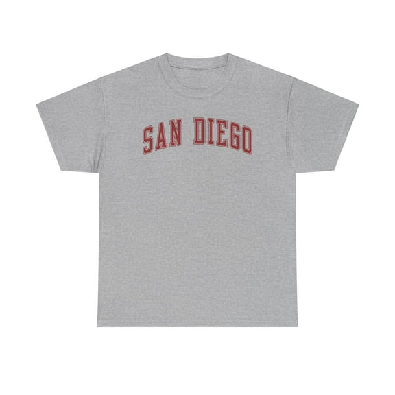 San Diego Shirt Gifts Tshirt Crew Neck Short Sleeve