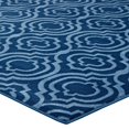thumbnail image 4 of Modway Frame Transitional Moroccan Trellis 5x8 Area Rug in Moroccan Blue and Light Blue, 4 of 7