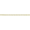 thumbnail image 2 of Primal Gold 10 Karat Yellow Gold 1.5mm Diamond-cut Extra-Lite Rope Chain, 2 of 6