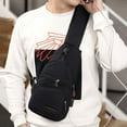 thumbnail image 4 of Sac de Poitrine en Tissu avec Port USB, Tissu Léger et Durable, 6 Poches, Sangle Réglable, pour Randonnée/camping/extérieur, Sans Batterie Externe Incluse, 4 of 6
