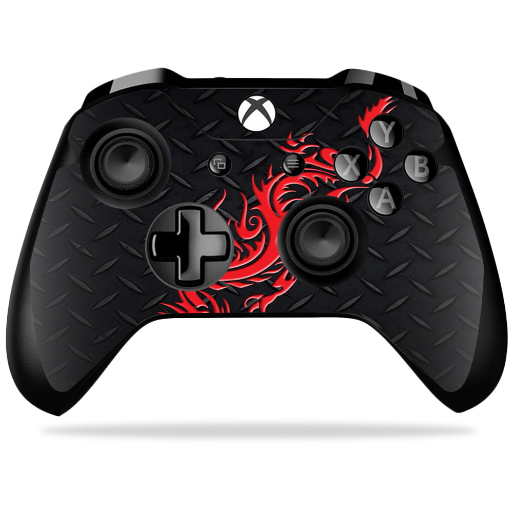 MightySkins Skin for Microsoft Xbox One X Controller - Red Dragon ...