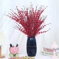 thumbnail image 6 of NOGIS 5 Pcs 29.5'' Long Stem Artificial Jasmine Flowers Tall Fake Flower Bouquet Faux Jasmine Plants for Hotel Home Office Kitchen Bedroom Wedding Party DIY Decor (Red), 6 of 7