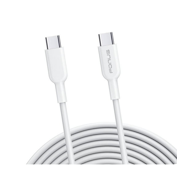 USB-C Cable for Samsung Galaxy Z Flip7/Z Flip7 FE - 6ft Long Fast Charger Cord Power Wire Type-C to Type-C Data Sync White