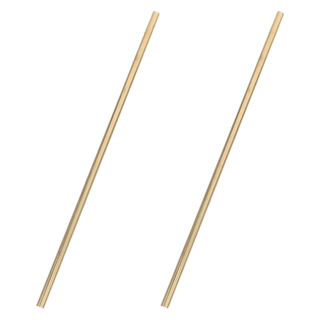 KAKOWELY thermal conduction stick 2pcs Brass Rods Precision Heat Transfer Experiment Tool Brass Thermal Conduction Stick For Physics Lab Solid Round Rods For Science Projects