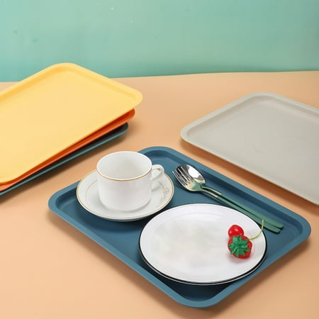 

Hadanceo Fruit Storage Tray Nordic Style Pack Food Rectangular Storage Plate for Living Room
