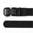 thumbnail image 4 of Mens Classic Black Buckle Nylon Waist Belts Husband Birthday Gift Sports One Piece Ajustable Waistband, 4 of 4