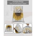 thumbnail image 6 of Yellow Sunflowers Queen Pillow Cases Set of 2 - Microfiber Bed Throw Pillow Covers, You Are My Sunshine Wood Rustic Decorative Lumbar Pillow Cover with Envelope Closure for Sofa/Travel 20"x30", 6 of 6