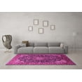 thumbnail image 3 of Ahgly Company Indoor Rectangle Medallion Pink Traditional Area Rugs, 7' x 10', 3 of 4