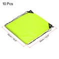 thumbnail image 2 of Uxcell 42x34cm Nylon Drawstring Bag Bulk Storage Cinch Backpack Sack, Fluorescent Green 10 Pack, 2 of 5