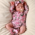 thumbnail image 3 of Muñeca Reborn Bebé Realista 20 Pulgadas Durmiendo Cuerpo Suave con Accesorios Regalo para Niños 3+ y Colección, 3 of 8