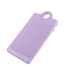 Unique Bargains Household 12.4" Length Light and Portable Anti-slip Washboard Washing Clothes Board Purple
