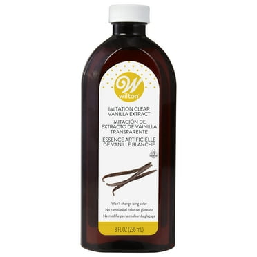 Wilton Clear Imitation Vanilla Baking and Flavoring Extract, 8 oz.