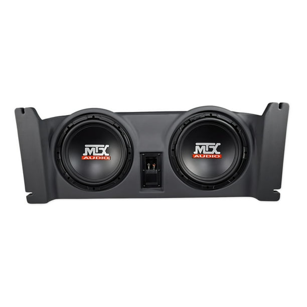 Dual 10" MTX Subwoofers+Sealed Sub Box Enclosure For 19972006 Jeep
