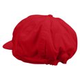 thumbnail image 3 of Dachshund Dog Embroidered Cotton Elastic Big Size Newsboy Cap - Red XL-2XL, 3 of 5