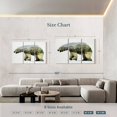 thumbnail image 3 of Elephant Stock Arctic Polar Bear Wall Art - Horizontal Multi Panel Canvas - Living Room Wall Decor - Animal Multi Panel - Gray And Green Decor By Davies Babies - 74" x 48", 3 of 4