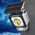 thumbnail image 1 of Lámpara solares para exteriores con sensor de movimiento PIR de luz solar LED para exteriores para entrada de porche, 1 of 7