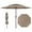 Brown, variant on Costway 10 ft 3-tier Vented Patio Umbrella Large Market Table Umbrella Outdoor Sun Shade Black